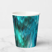 ノンパレイルケッピーティール（緑がかった色）: 紙コップ (左)