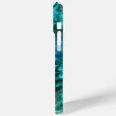 ノンパレイルケッピーティール(緑がかった色): Case-Mate iPhoneケース (裏面 / 左)