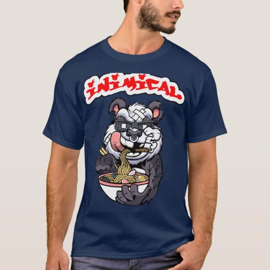 ノンフィカルラーメンパンダ Tシャツ (正面)