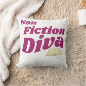 ノンフィクションDiva Sassy作家デザインロゴアート クッション (ブランケット)