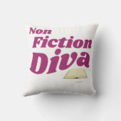 ノンフィクションDiva Sassy作家デザインロゴアート クッション (裏面)