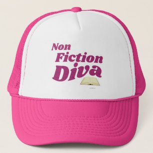 ノンフィクションDiva Sassy書のデザインロゴ キャップ