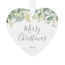 ノンフォトカスタムのスノーベリーハート型クリスマス