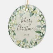 ノンフォトカスタムクリスマス セラミックオーナメント (左)