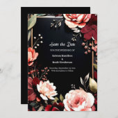 ノンフォトブルゴーニュエレガンス セーブザデート (正面/裏面)