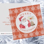 ノンフォトメリークリスマスヴィンテージサンタ シーズンカード