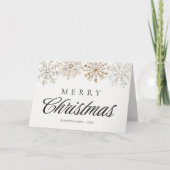 ノンフォト メリークリスマス ビジネス シーズンカード (正面)