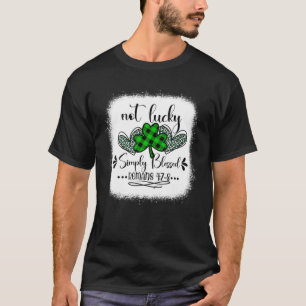 ノンラッキーシンプル賛美St patricks信仰クリスティ Tシャツ
