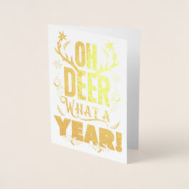 ノン·オ伝統的·シカ·ワ·ア·イヤー 箔カード