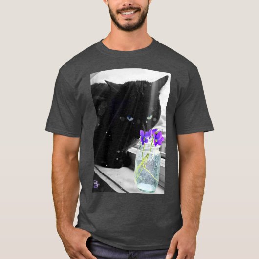 ノヴァとスミレの飛沫Tシャツ Tシャツ (正面)