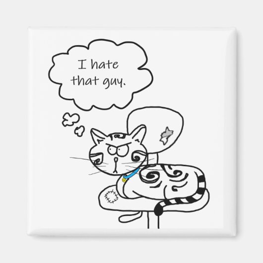 ノヴァはあの男を憎む – 磁石 (正面)