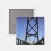 ノヴァ、ハリファックス、アンガスLマクドナルド橋 マグネット (正面/裏面)