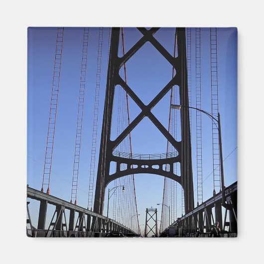 ノヴァ、ハリファックス、アンガスLマクドナルド橋 マグネット (正面)