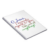 ノヴェナを降伏させる ノートブック (右側)