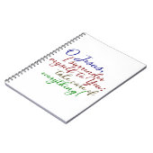 ノヴェナを降伏させる ノートブック (左側)