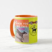 ノーと走言える マグカップ (正面左)