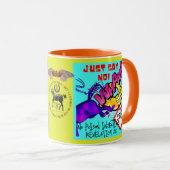 ノーと走言える マグカップ (正面右)