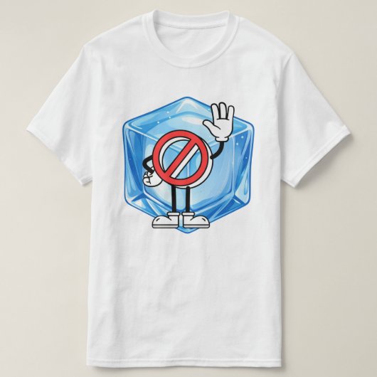 ノーアイスTシャツ Tシャツ (デザイン正面)