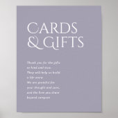 ノーウィッチの結婚式の贈り物とカードのサイン ポスター (正面)