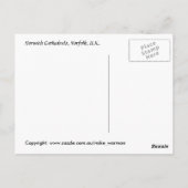 ノーウィッチの聖堂。 ポストカード (裏面)