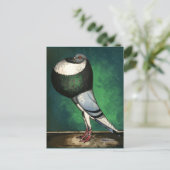 ノーウィッチクロッパーブルーパイド ポストカード (スタンド正面)