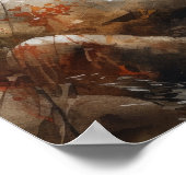 ノーウィッチテリアドッグアートプリントポスター ポスター (角)