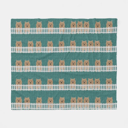 ノーウィッチテリアフリースブランケット フリースブランケット (正面(横))