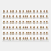 ノーウィッチテリアラッピング紙シート ラッピングペーパーシート (正面2)