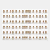 ノーウィッチテリアラッピング紙シート ラッピングペーパーシート (正面)