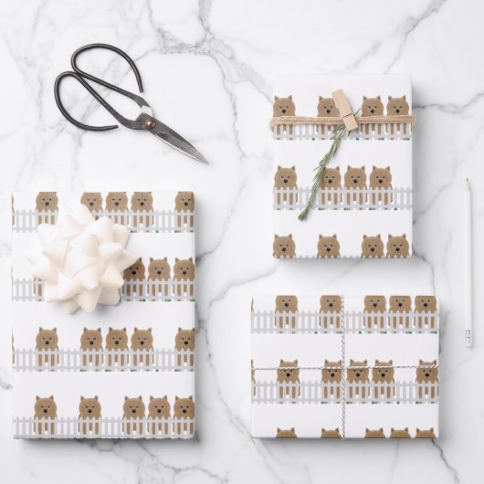 ノーウィッチテリアラッピング紙シート ラッピングペーパーシート (正面)