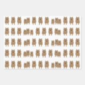 ノーウィッチテリア包装紙シート ラッピングペーパーシート (正面3)