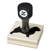 ノーウィッチテリア犬はシルエットを育てる ラバースタンプ (スタンプ)