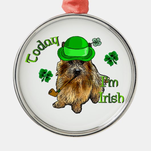ノーウィッチテリアSt patricks メタルオーナメント (正面)