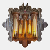 ノーウィッチ大聖堂パイプオルガン オーナメントカード (裏面)