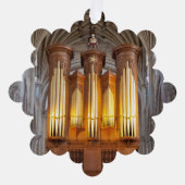 ノーウィッチ大聖堂パイプオルガン オーナメントカード (正面)