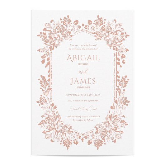 ノーウィッチ結婚式招待状 招待状