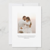 ノーウィッチ結婚式招待状 招待状 (裏面)