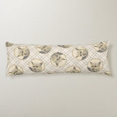 ノーウィッチ絵を描テリアの可愛いオリジナルペットドッグアート ボディピロー (裏面)