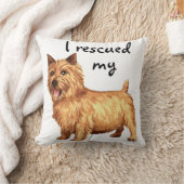 ノーウィッチ·テリアー救助 クッション (ブランケット)