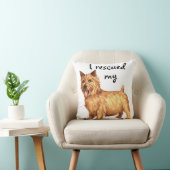 ノーウィッチ·テリアー救助 クッション (椅子)