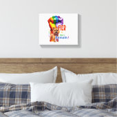 ノーウィッチ・テリア犬 キャンバスプリント (インサイチュ (寝室))