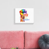 ノーウィッチ・テリア犬 キャンバスプリント (インサイチュ (リビング))