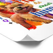 ノーウィッチ・テリア犬 ポスター (角)