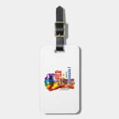 ノーウィッチ・テリア犬 ラゲッジタグ (正面縦)