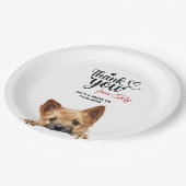 ノーウィッチ・テリア ペーパープレート (アングル)