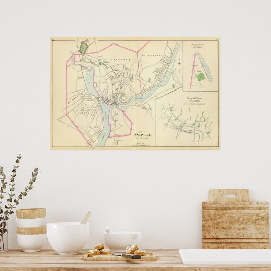 ノーウィッチ ポスター (キッチン)