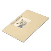 ノーウィッ絵画ドテリアの – かわいいオリジナルドッグアートN ノートパッド (アングル)