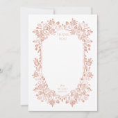 ノーウィ結婚ッチのフラットサンキューノートカード サンキューカード (正面)