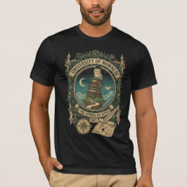 "ノーウェア大学" オール＆ブックスクラウン Tシャツ