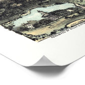 ノーウォーク、OHパノラママップ – 1870 ポスター (角)